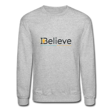 Load image into Gallery viewer, Unisex iBelieve Crewneck Sweatshirt - heather gray
