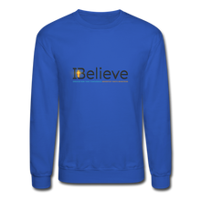 Load image into Gallery viewer, Unisex iBelieve Crewneck Sweatshirt - royal blue
