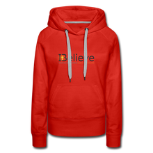 Load image into Gallery viewer, Women’s iBelieve Hoodie - red
