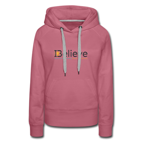 Women’s iBelieve Hoodie - mauve